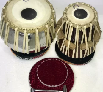 Tabla Drumset Handmade Stainless Steel Bayan Sheesham Dayan-Bag-Gudri set Hammer